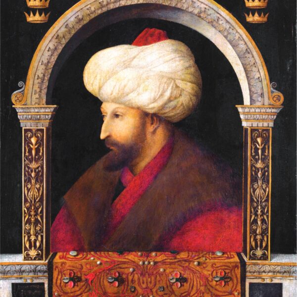 1462'de Troya çevresini ziyaret eden Fatih Sultan Mehmed (1480, Gentile Bellini)