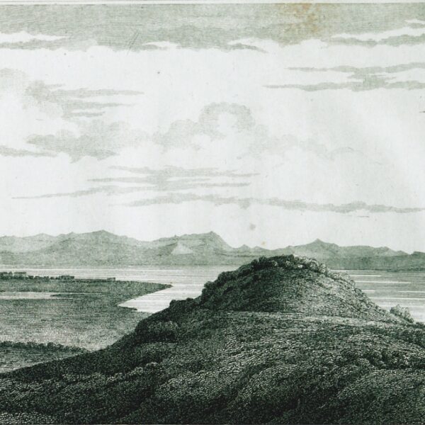 Ajax Tümülüsü'nden Eski Kumkale ve Boğazın Girişi (1801, Edward Daniel Clarke)