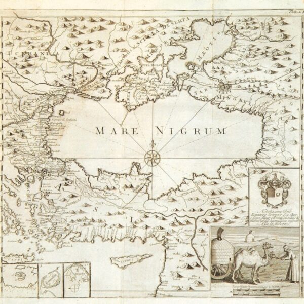 Anadolu Yarımdası ve Önemli Yerleşmeler (1699, Aubry de la Mottraye)