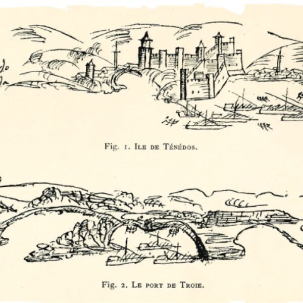 Bozcaada ve Troya'nın Limanı (1544, Jerome Maurand)