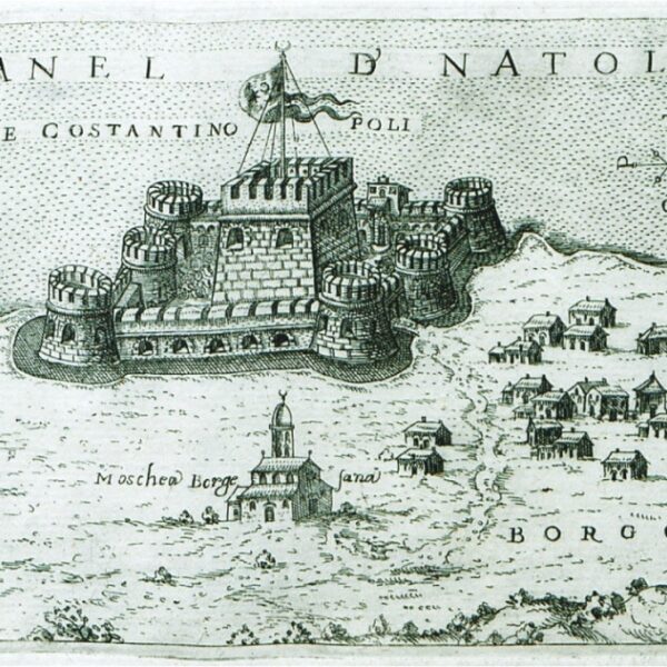 Çanakkale Boağzı Kalesi (1598, Giuseppe Rosaccio)