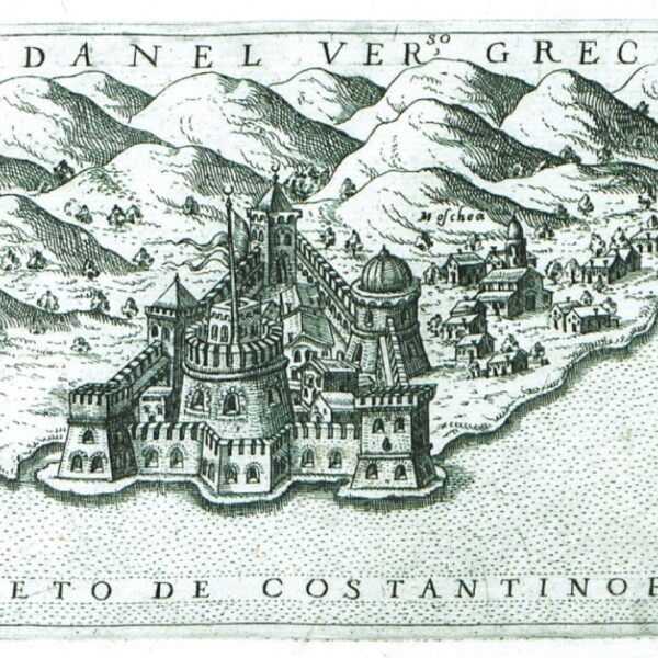 Çanakkale Boağzı Kalesi (1598, Giuseppe Rosaccio)