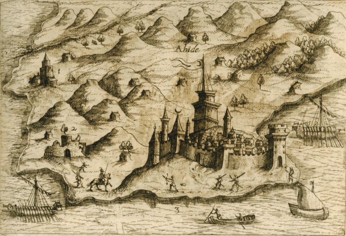 Çanakkale Boğazı, Abydos Kalesi (1615, Henri de Beauvau)