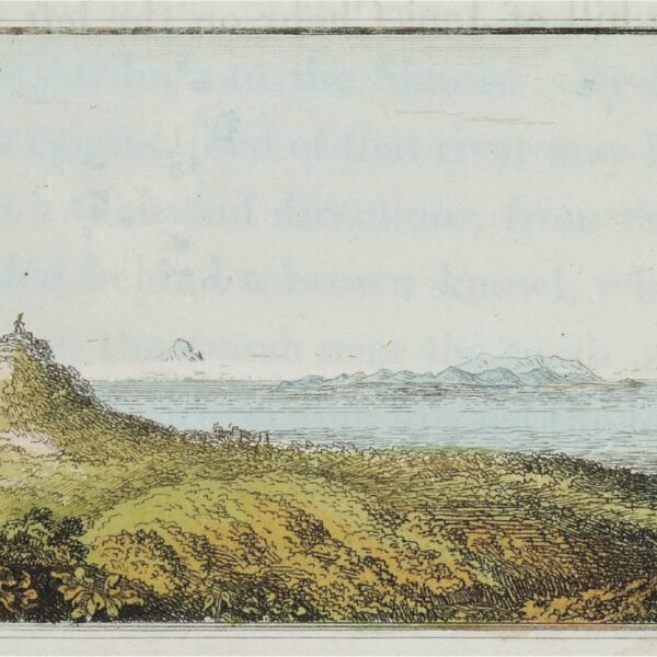 Çanakkale Boğazı Girişi'ndeki Akhilleus Tümülüsü (1801, William Gell)