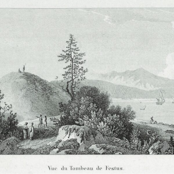 Çanakkale Boğazı Girişindeki Festus Tümülüsü (1784, Aguste de Choiseul-Gouffier)