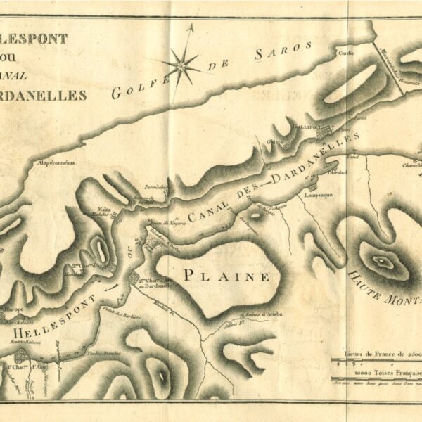 Çanakkale Boğazı ve Gelibolu Yarımadası (1801, Guillaume Antoine Olivier)