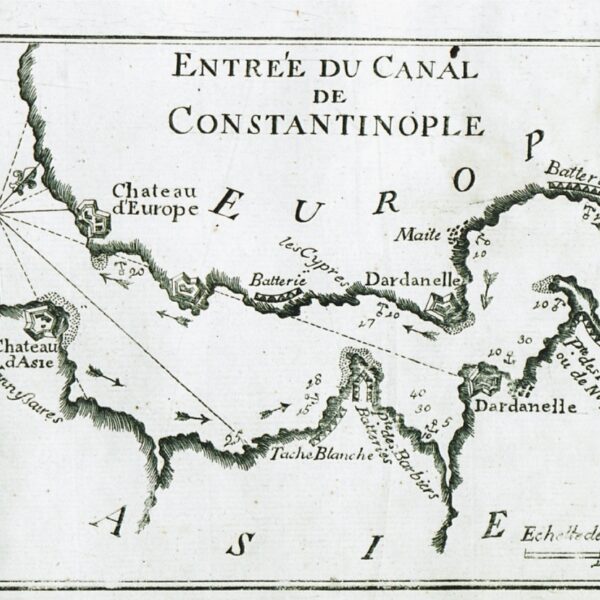 Çanakkale Boğazı ve Kaleleri (1804, Joseph Roux)