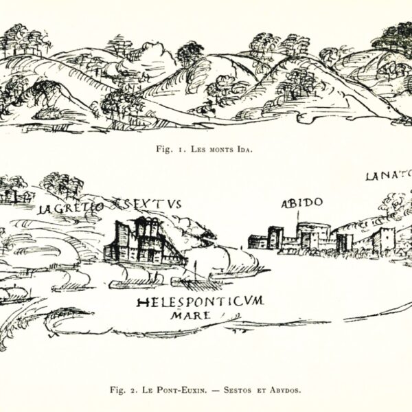 Çanakkale Boğazı'ndaki Abydos ve Sestos Kaleleri (1544, Jerome Maurand)