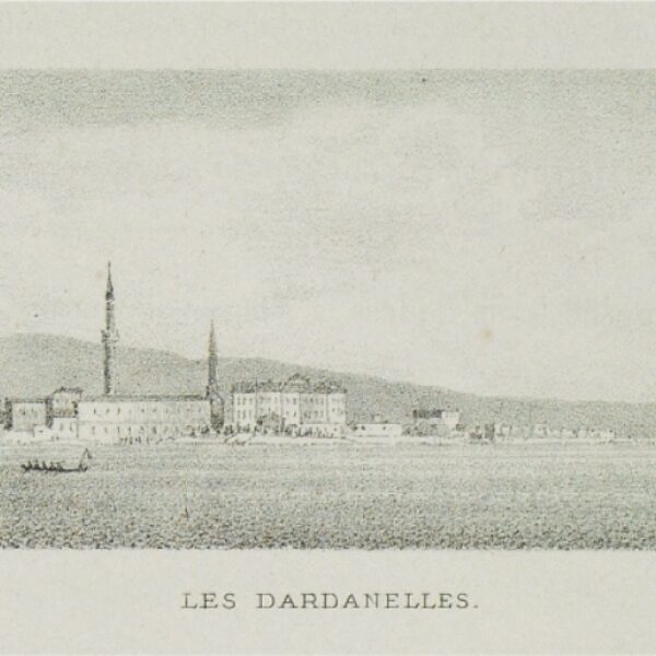 Çanakkale Kenti Sahilindeki Konsolosluk Binaları (1843, Etienne Rey)