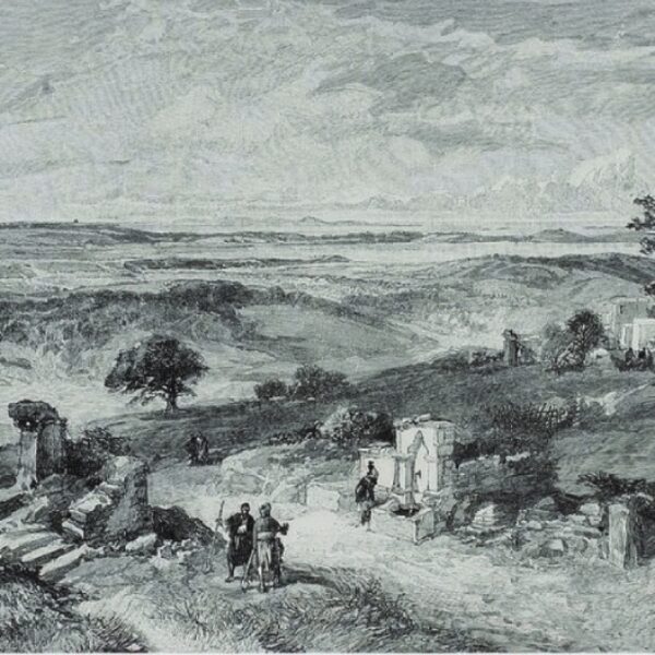 Erenköy'den Çanakkale Boğazı (1890, W Simpson)