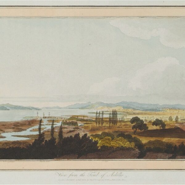 Eski Kumkale, Çanakkale Boğazı ve Akhilleus'un Tümülüsü (1801, William Gell)