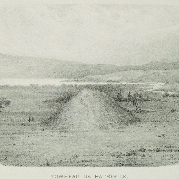 Eski Kumkale Yakınlarındaki Patroklos Tümülüsü (1843, Etienne Rey)