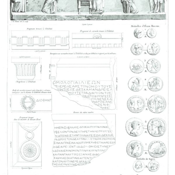 Eski Troya'nın Çevresinde Bulunan Eserlerden Örnekler (1784, Aguste de Choiseul- Gouffier)