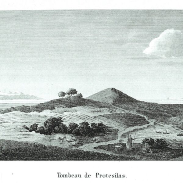 Gelibolu Yarımadası Karağaçtepe_ Protosileus Mezarı (1784, Aguste de Choiseul- Gouffier)