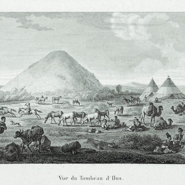 Ilıus Tümülüs Olarak Tanımlanan Yeniköy Yakınlarındaki Üvecik Tepe (1784, Aguste de Choiseul-Gouffier)