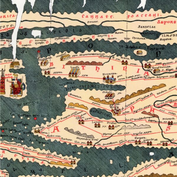 Tabula Peutingeriana (1265, Yılı Dünya Haritası)