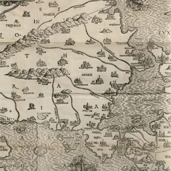 Troas Bölgesi ve Adalar (1573, Philippe Canaye)