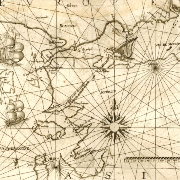 Troya Harabeleri ve Çanakkale Boğazı (1624, Louis, Baron de Courmenin)