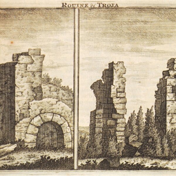 Troya Olduğuna İnanılan Alexander Troas Harabeleri (1714, Cornelis de Bruyn)