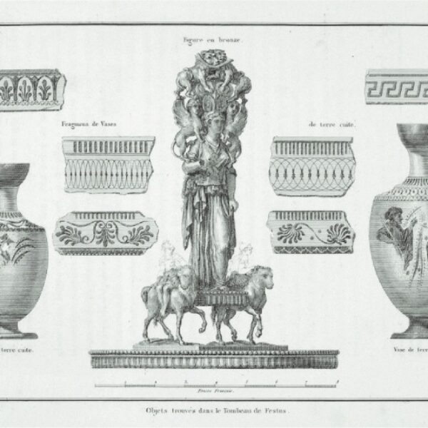 Troya Yakınlarındaki Festus'un Mezarı'dan 18 Yüzyılda Yapılan Kazılardan Çıkan Eserler (1784, Aguste de Choiseul-Gouffier)