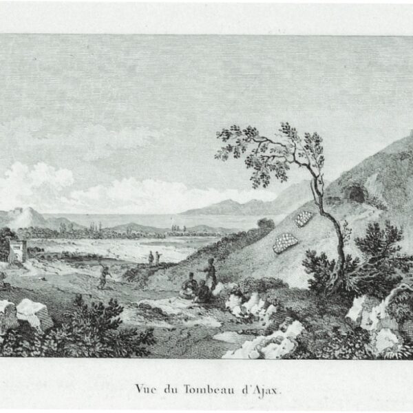 Yeni Kumkale Yakınlarındaki Ajax Tümülüsü (1784, Aguste de Choiseul-Gouffier)